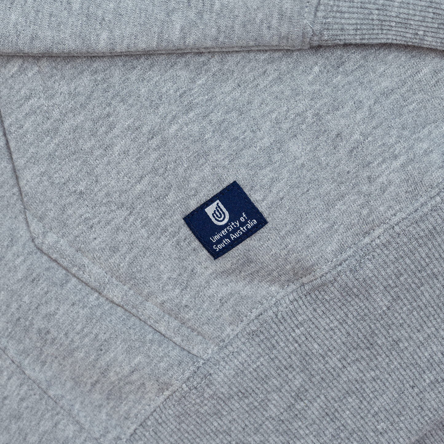 Roo Hoodie in Grey Marle - UNISA Block Logo
