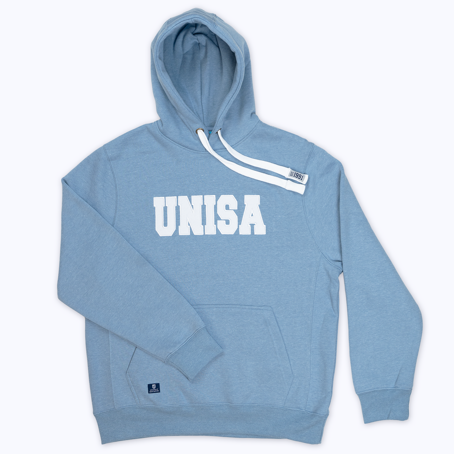 Roo Hoodie in Sky Blue - UNISA Block Logo