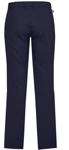Men's Navy flat panel pant