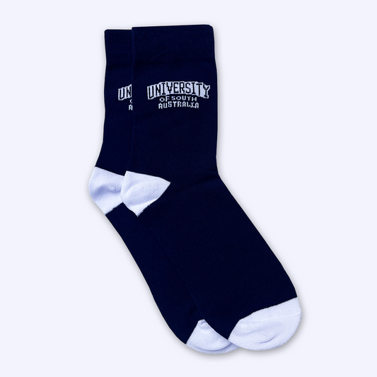 Socks - Navy with Varsity Logo