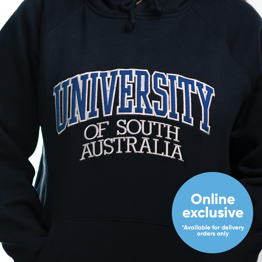 Basic Varsity Hoodie-Men's Navy