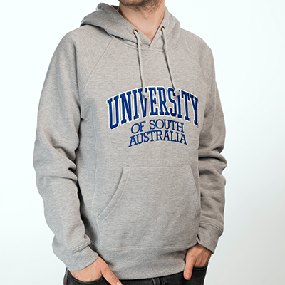 Basic Varsity Hoodie- Men's Grey